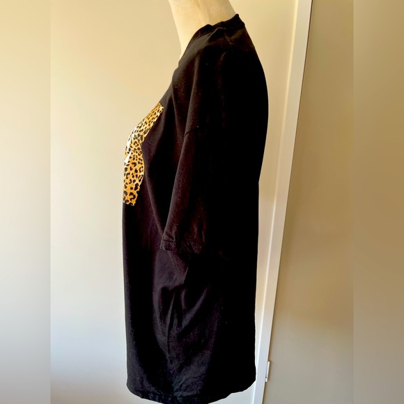 Boo-hoo black T-shirt jadorw size 22 - Picture 3 of 3